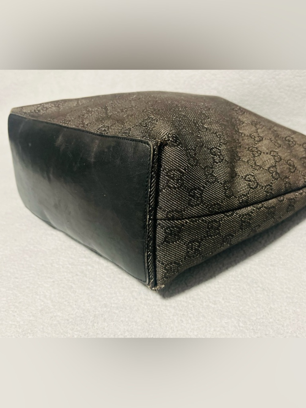 Gucci GG Denim Tote/Shoulder Bag - Picture 13 of 15